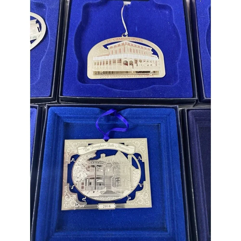 Carson City Nevada Historical‎ Building Christmas Ornament Series Lot 17